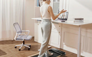 UREVO Treadmill with a powerful yet silent motor, operating at less than 45dB for quiet workouts.