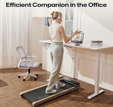 UREVO Treadmill with a powerful yet silent motor, operating at less than 45dB for quiet workouts.