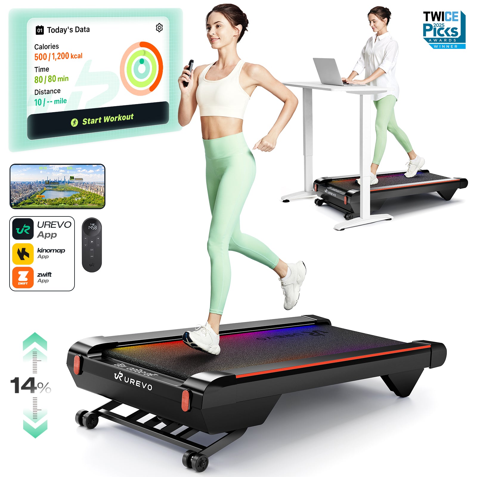 UREVO CyberPad for Home Treadmill